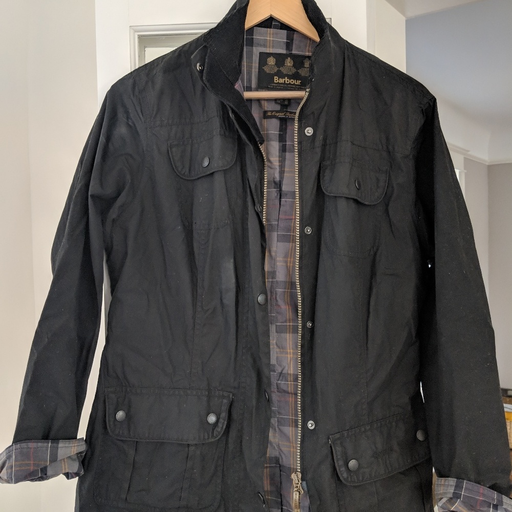 W's Barbour Flyweight Wax Utility Size 10